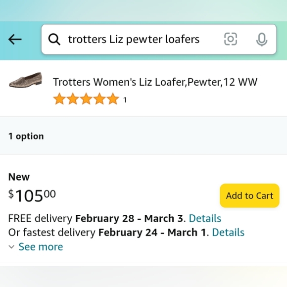 Trotter's Liz Leather Pewter Loafers - 10.5 - Picture 10 of 11